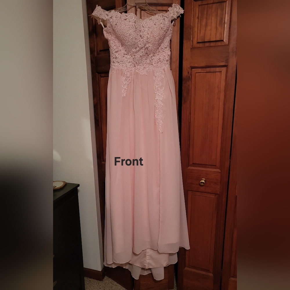 Womens Formal Gown, Blush Pink, Size 8
